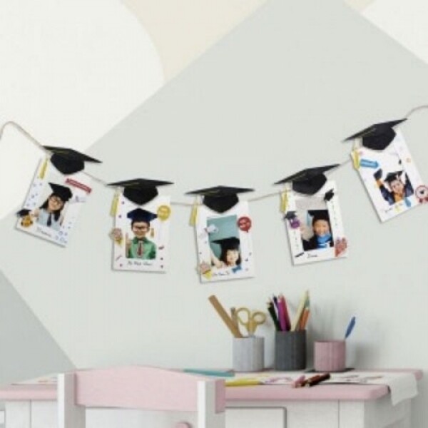 졸업 학사모 가랜드