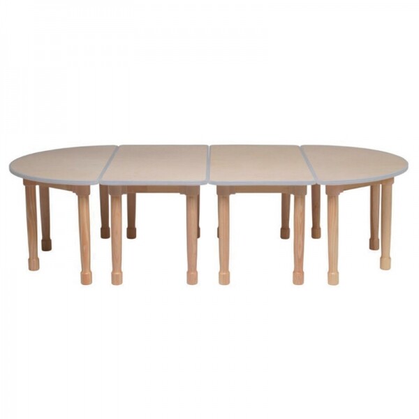 [본사] 시내그린 자작나무 표준안전책상 S101-3, 2000*1000*530mm