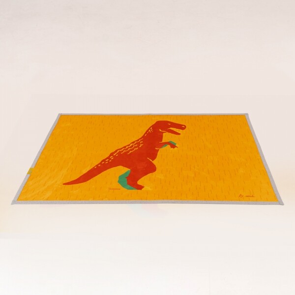 [본사] 르파파 르보뇌르아트 초원에 티라노 150x100 (아이방러그 놀이방매트)