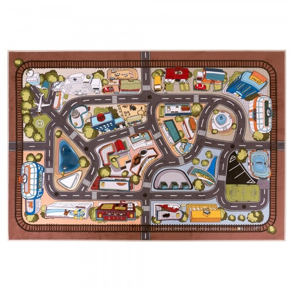 [본사] 르파파 NEW 자동차마을 대형매트 200x140 (아이방러그 놀이방매트)