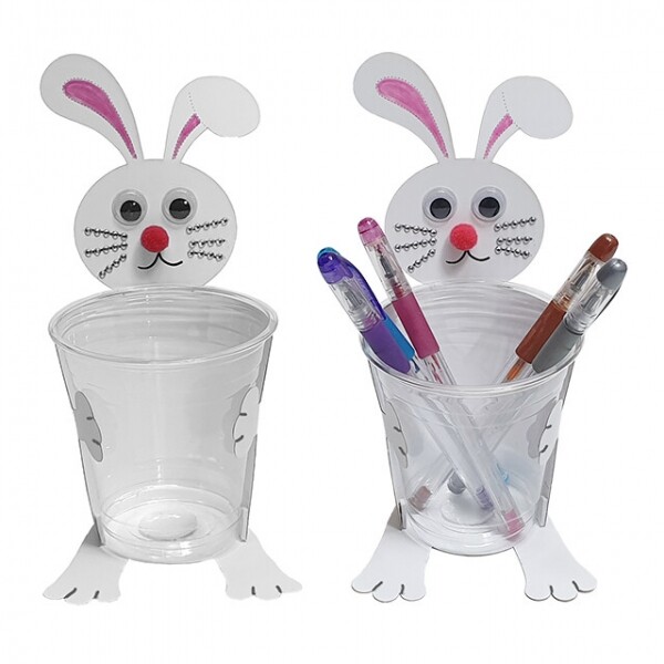[키즈킹] 컵 연필꽂이 만들기/종이 토끼