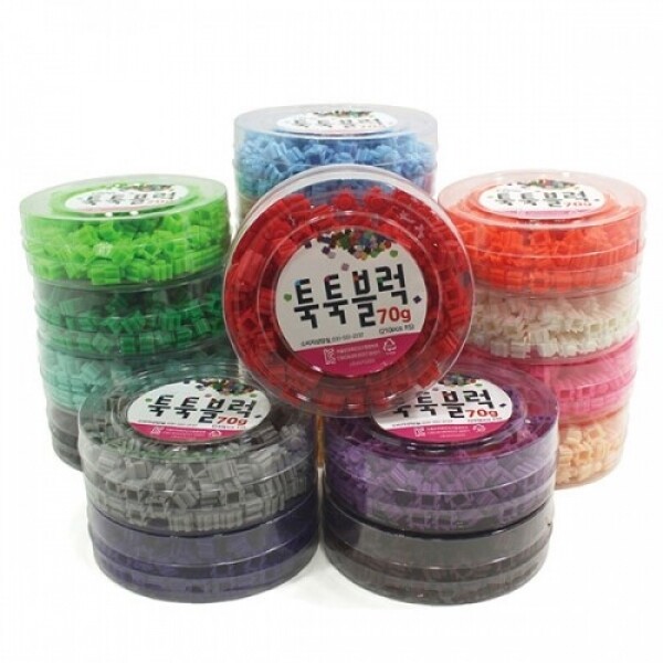 이지 툭툭블럭 9mm 리필 70g (18종 택1)