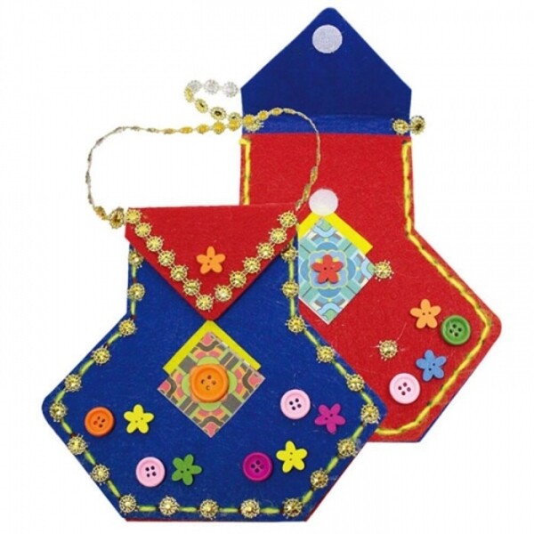 펠트 복주머니 만들기