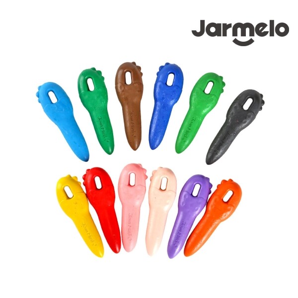 [리틀호안미로]손에묻지않는 키크레용12색(94686)