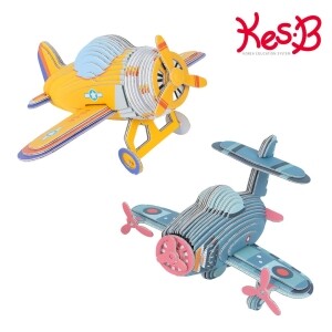 [캐스비]아트스쿨 팝피입체만들기 비행기2종(1208set) (종류 선택 가능)
