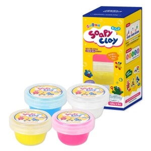 [크레망고] 보글보글 소피클레이 120g 4색 세트