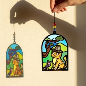 [만들기대장]스티커 썬캐쳐_호작도